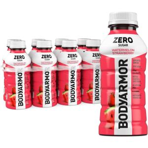 BODYARMOR LYTE Sports Drink Low-Calorie Sports Beverage, Peach Mango, Coconut Water Hydration, Natural Flavors With Vitamins, Potassium-Packed Electrolytes, Perfect For Athletes, 20Fl Oz (Pack of 6)(Watermelon Strawberry)