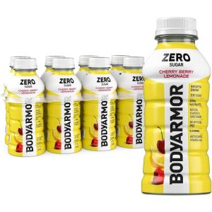 BODYARMOR LYTE Sports Drink Low-Calorie Sports Beverage, Peach Mango, Coconut Water Hydration, Natural Flavors With Vitamins, Potassium-Packed Electrolytes, Perfect For Athletes, 20Fl Oz (Pack of 6)(Cherry Berry Lemonade)
