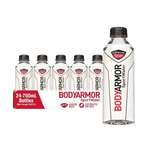 BODYARMOR SportWater Alkaline Water, Superior Hydration, High Alkaline Water pH 9+, Electrolytes, Perfect for your Active Lifestyle, 1 Liter (Pack of 12)([‘Alkaline – Bottle’])