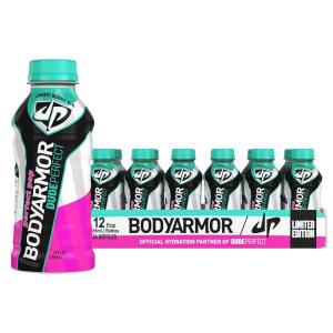BODYARMOR Sports Drink Sports Beverage, Cherry Lime, Coconut Water Hydration, Natural Flavors With Vitamins, Potassium-Packed Electrolytes, Perfect For Athletes, 16 Fl Oz (Pack of 12)(Cherry Berry Freeze “Perfect Pop”)
