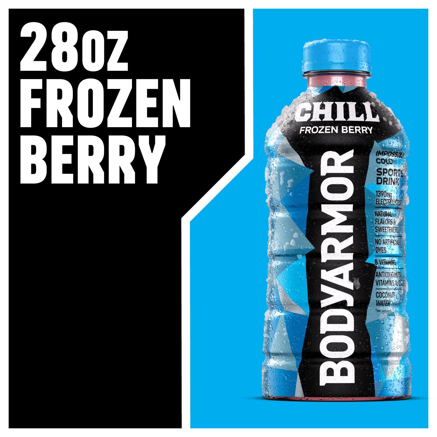 imageBODYARMOR Chill Frozen Berry 28 fl oz Pack of 15
