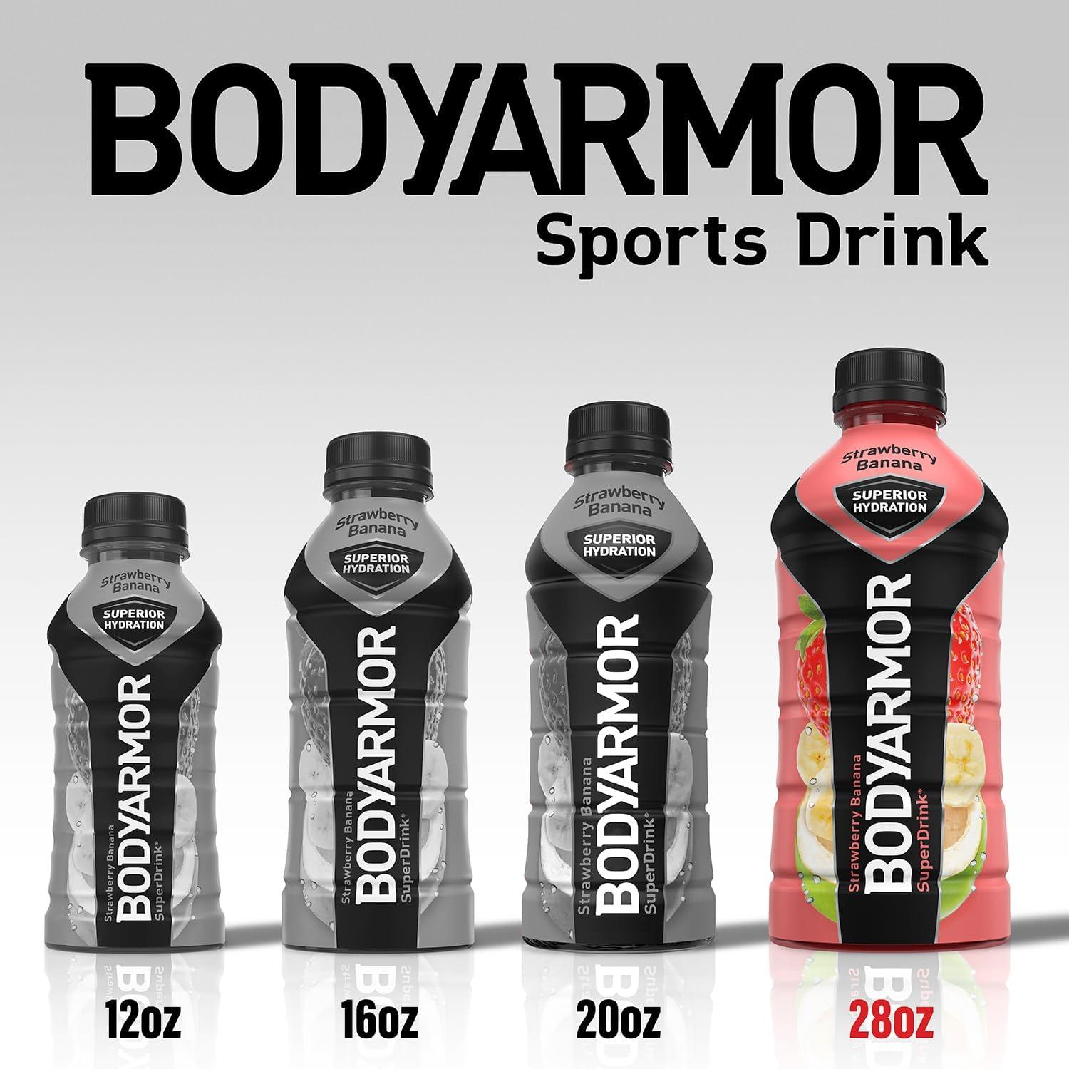 imageBODYARMOR Sports Drink Sports Beverage Blackout Berry Coconut Water Hydration Natural Flavors With Vitamins PotassiumPacked Electrolytes Perfect For Athletes 28 Fl Oz Pack of 12Blackout Berry