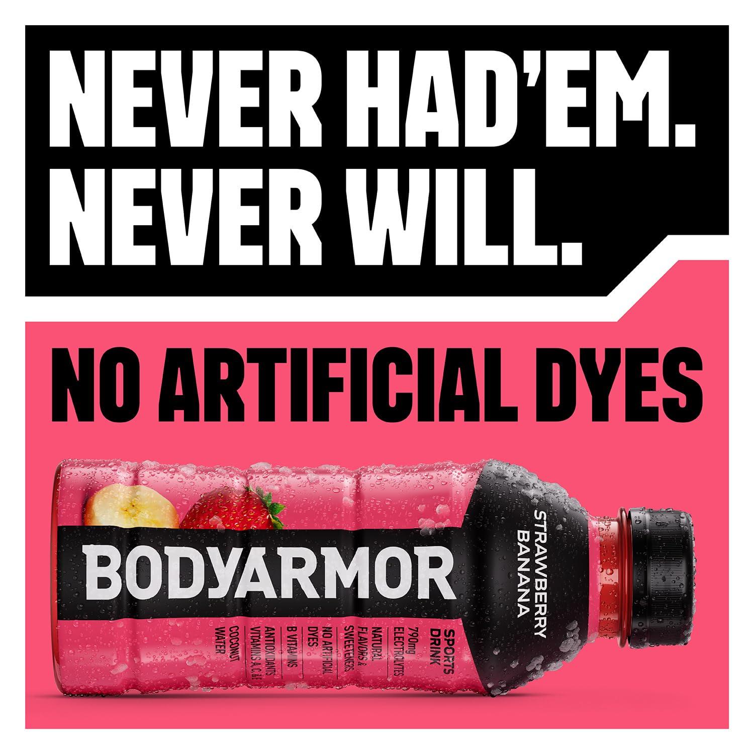 image:imageBODYARMOR FLASH IV Pineapple Passionfruit Zero Caffeine 20 fl oz bottles 12 packTropical Punch