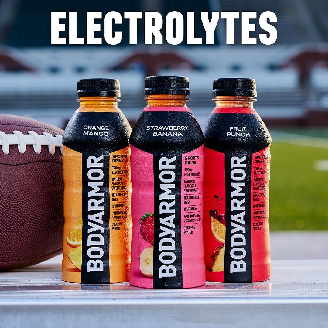 image:imageBODYARMOR Sports Drink Tropical Passionfruit Electrolyte Drink Hydration 16 Fl Oz Bottles 12 Pack Flavored Coconut Water with B Vitamins amp AntioxidantsOrange Mango