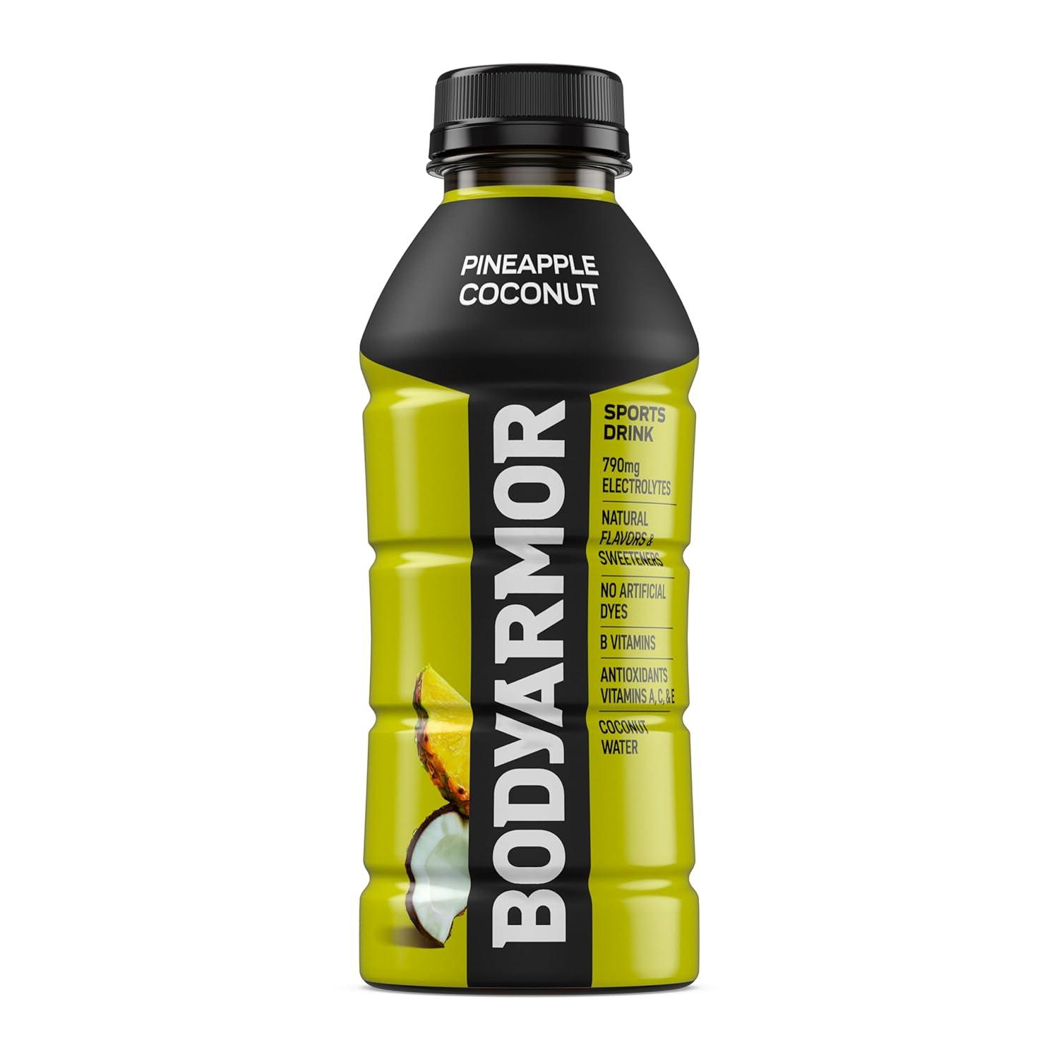 image:imageBODYARMOR Sports Drink Tropical Passionfruit Electrolyte Drink Hydration 16 Fl Oz Bottles 12 Pack Flavored Coconut Water with B Vitamins amp AntioxidantsPineapple Coconut