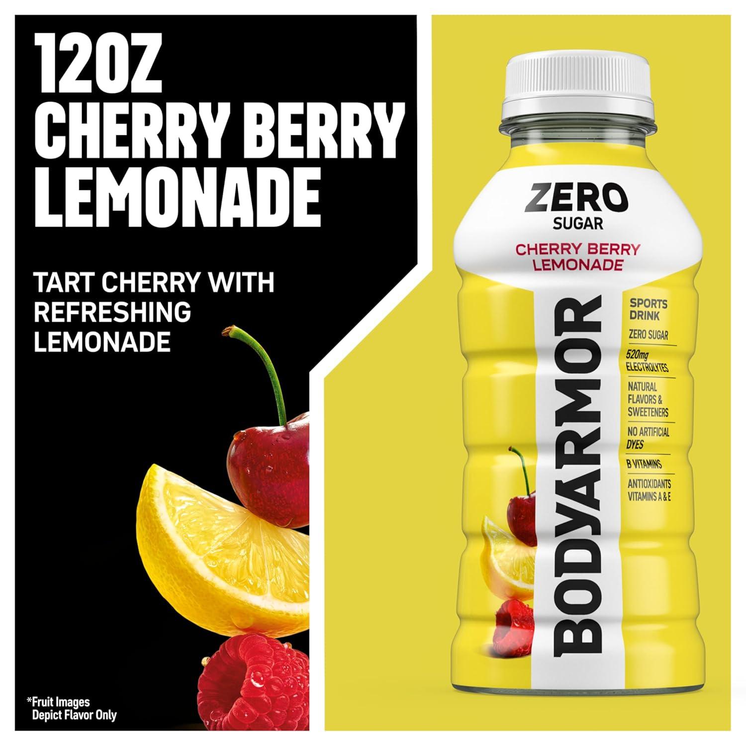 image:imageBODYARMOR LYTE Dragonfruit Berry Electrolyte Drink 20 Calories 16 Fl Oz Bottles 6 Pack Coconut Water Sports Drink Natural Flavor amp B VitaminsZero Cherry Berry Lemonade