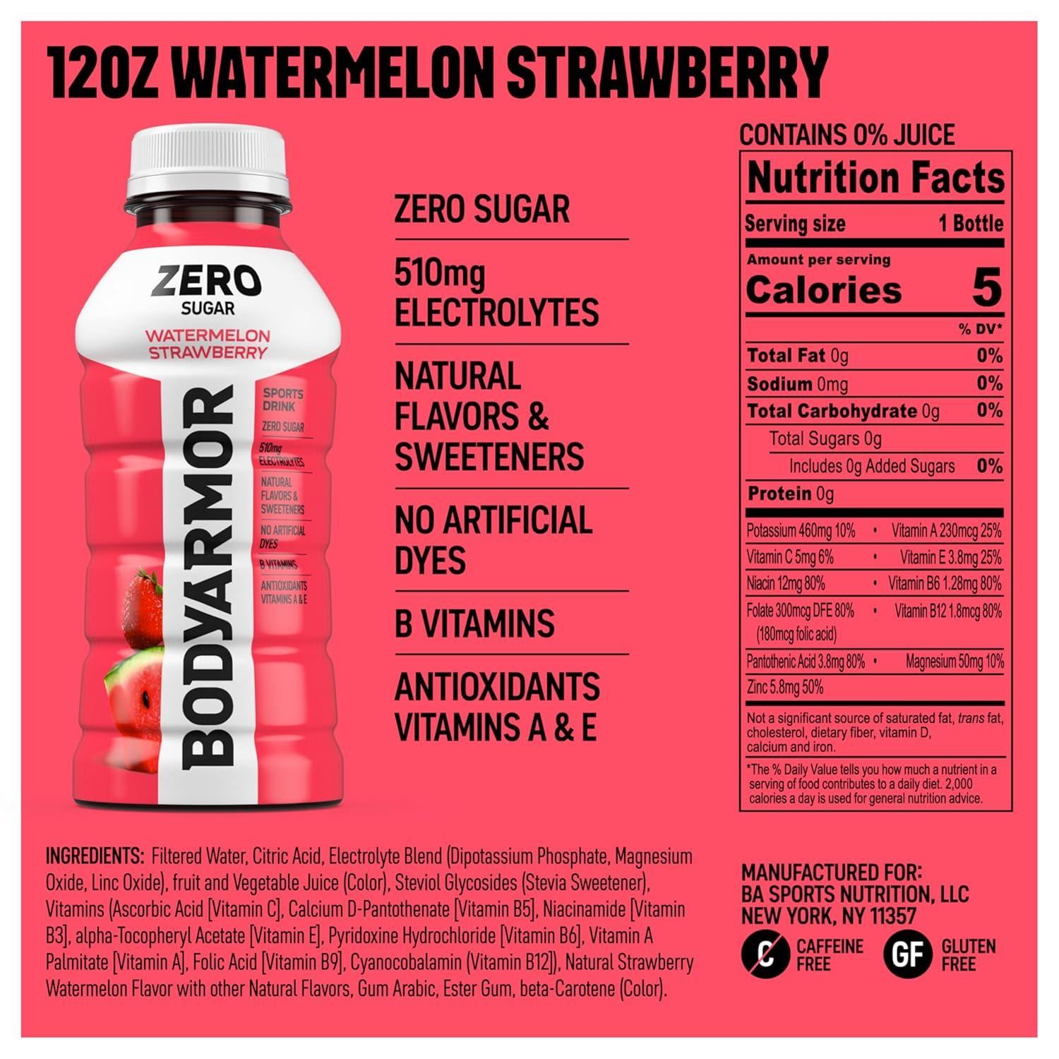 image:imageBODYARMOR LYTE Dragonfruit Berry Electrolyte Drink 20 Calories 16 Fl Oz Bottles 6 Pack Coconut Water Sports Drink Natural Flavor amp B VitaminsZero Watermelon Strawberry