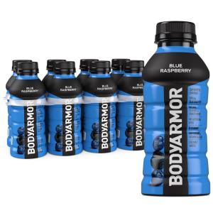 BODYARMOR Sports Drink, Fruit Punch, Electrolyte Drink Hydration, 16 Fl Oz Bottles (6 Pack), Flavored Coconut Water with B Vitamins & Antioxidants(Blue Raspberry)
