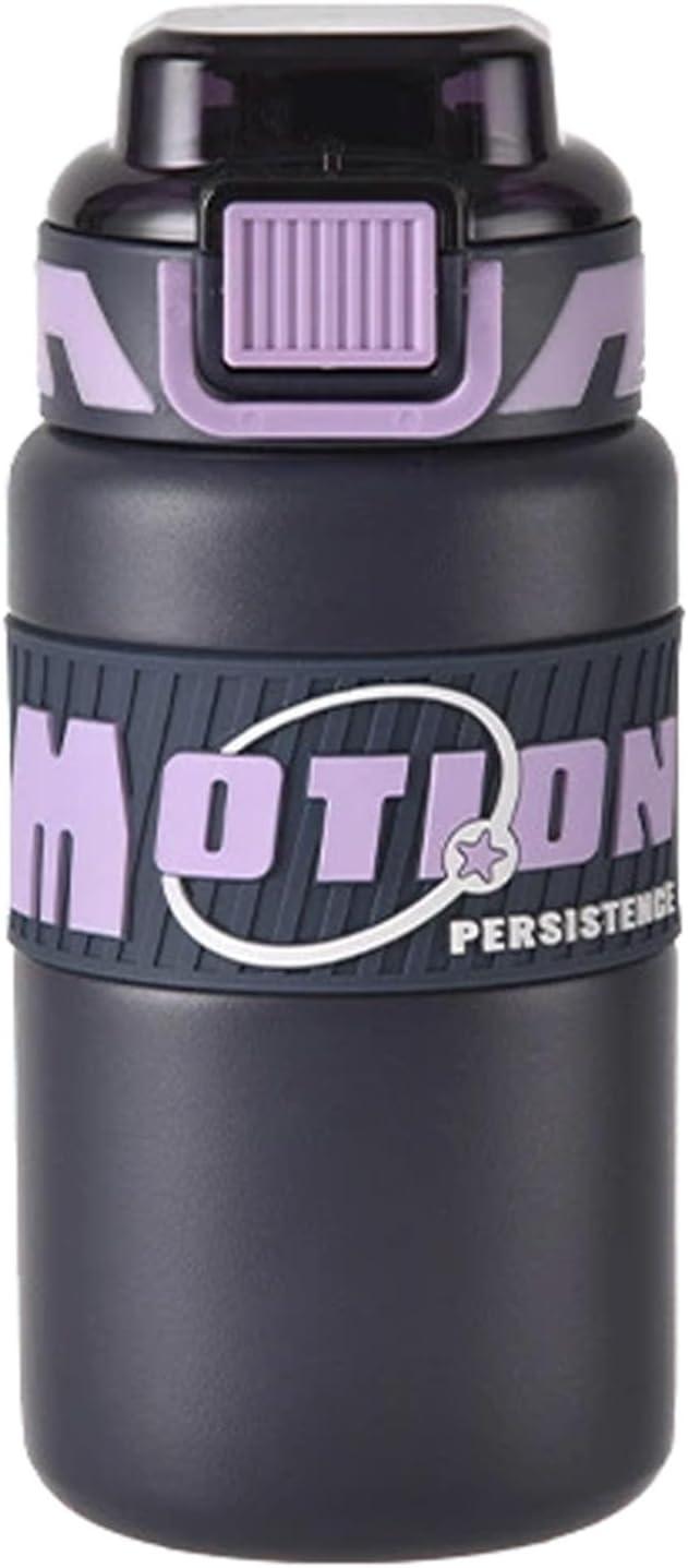 imageBouteille SportiveGobelet Paille 640ml Pour Boisson De Voyage Bouteille en Acier Inoxydable avec Couvercle Paille Pour La Randonne LEscalade Les Activits De Plein Air LAlpinisme Le PiqueViolet