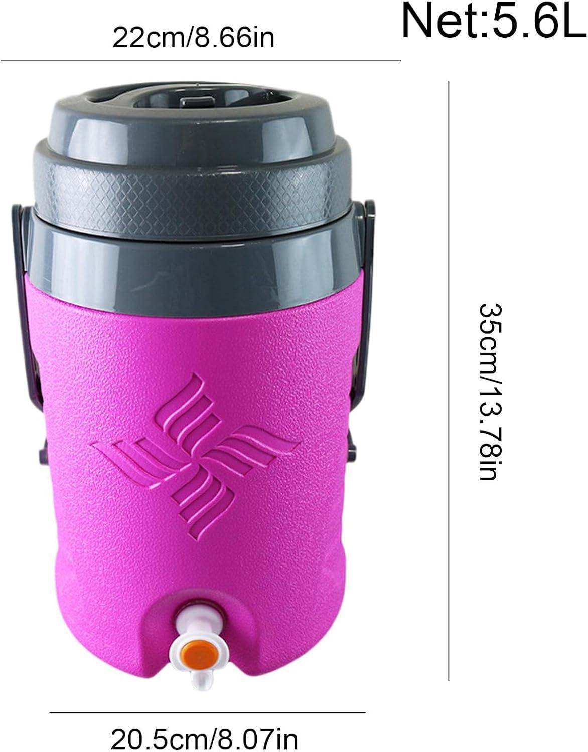 imageDispensateur de boissons en eau sportive distributeur de boissons isols 58 L distributeur deau extrieur portable avec poigne Rassembler des amis de la famille des amis de la famille pot de bRose Vif