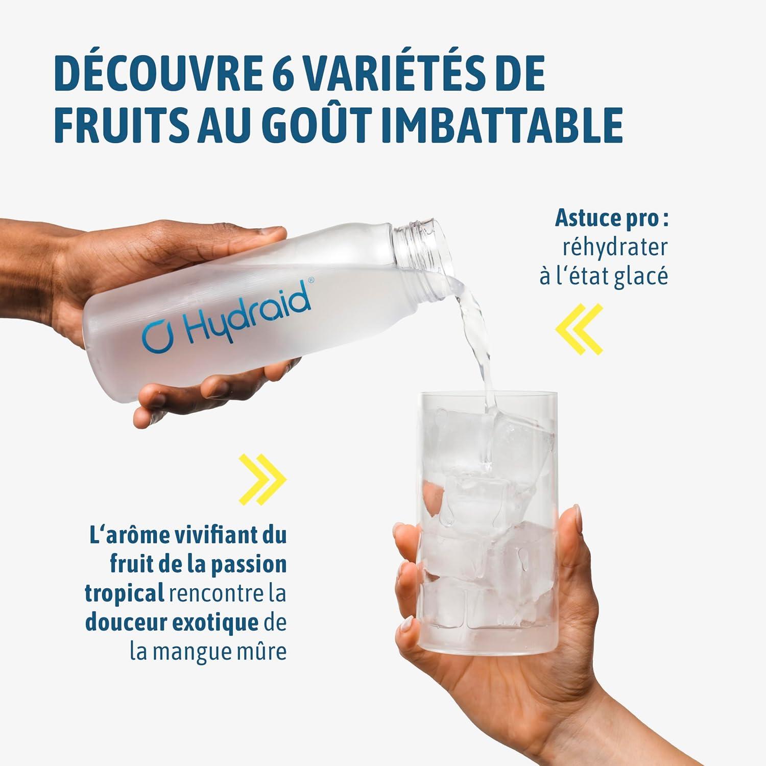 imageHYDRAID Hydration Helper BERRY Boisson lectrolyte Premium 1118mg dlectrolytes pour Sport ampamp Rcupration Rapide 25 Sachets Saveur Fruits des BoisMangue