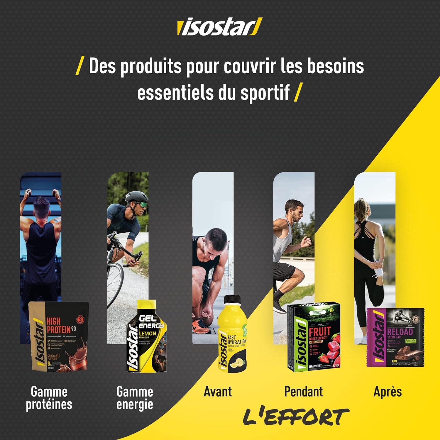 imageIsostar Hydrate And Perform saveur Orange Poudre pour boisson isotonique Boisson pour sportifs 560g 14 doses1