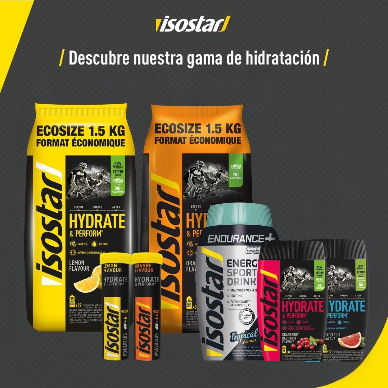 imageIsostar Hydrate ampamp Perform Iso Drink 400 g de poudre de boisson isotonique poudre dlectrolyte pour soutenir la performance sportive pamplemousse 2x400gGrapefruit