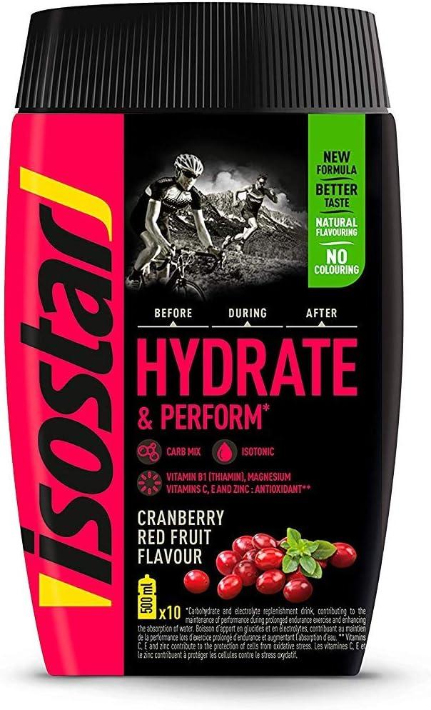 imageIsostar Hydrate ampamp Perform Iso Drink 400 g de poudre de boisson isotonique poudre dlectrolyte pour soutenir la performance sportive pamplemousse 2x400gOrange