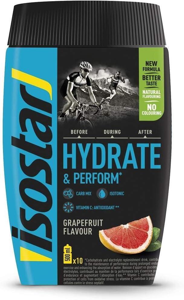 imageIsostar Hydrate ampamp Perform Iso Drink 400 g de poudre de boisson isotonique poudre dlectrolyte pour soutenir la performance sportive pamplemousse 2x400gPamplemousse