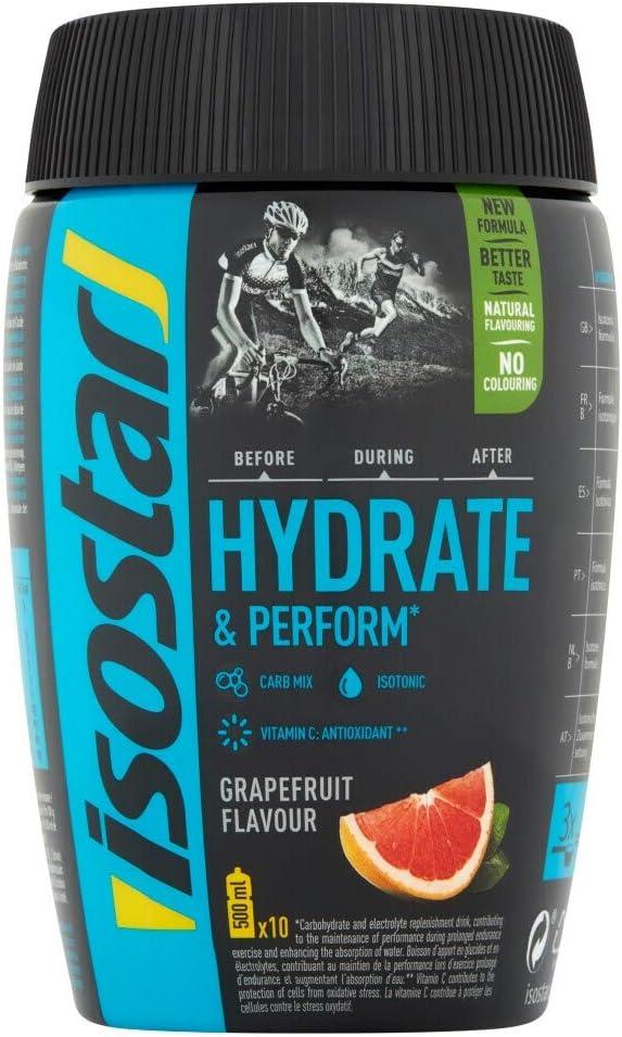imageIsostar Hydrate ampamp Perform Iso Drink 400 g de poudre de boisson isotonique poudre dlectrolyte pour soutenir la performance sportive pamplemousse 2x400gPamplemousse