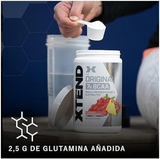 imagePoudre XTEND Original aux BCAA citroncitron vert complment alimentaire aux acides amins ramifis 7 g de BCAA lectrolytes pour rcupration et hydratation 30 portionsOrange sanguine