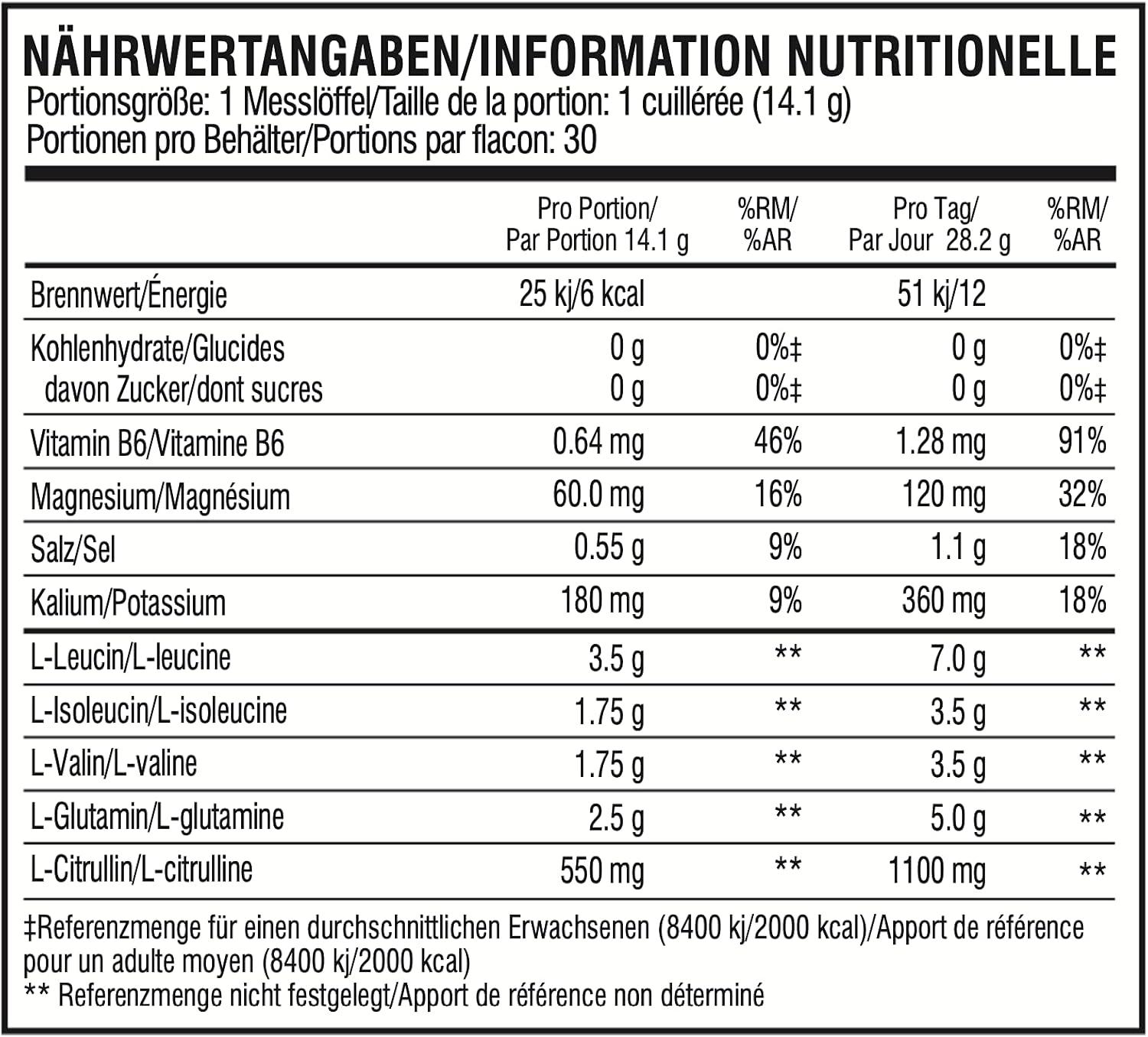 imagePoudre XTEND Original aux BCAA citroncitron vert complment alimentaire aux acides amins ramifis 7 g de BCAA lectrolytes pour rcupration et hydratation 30 portionsPastque