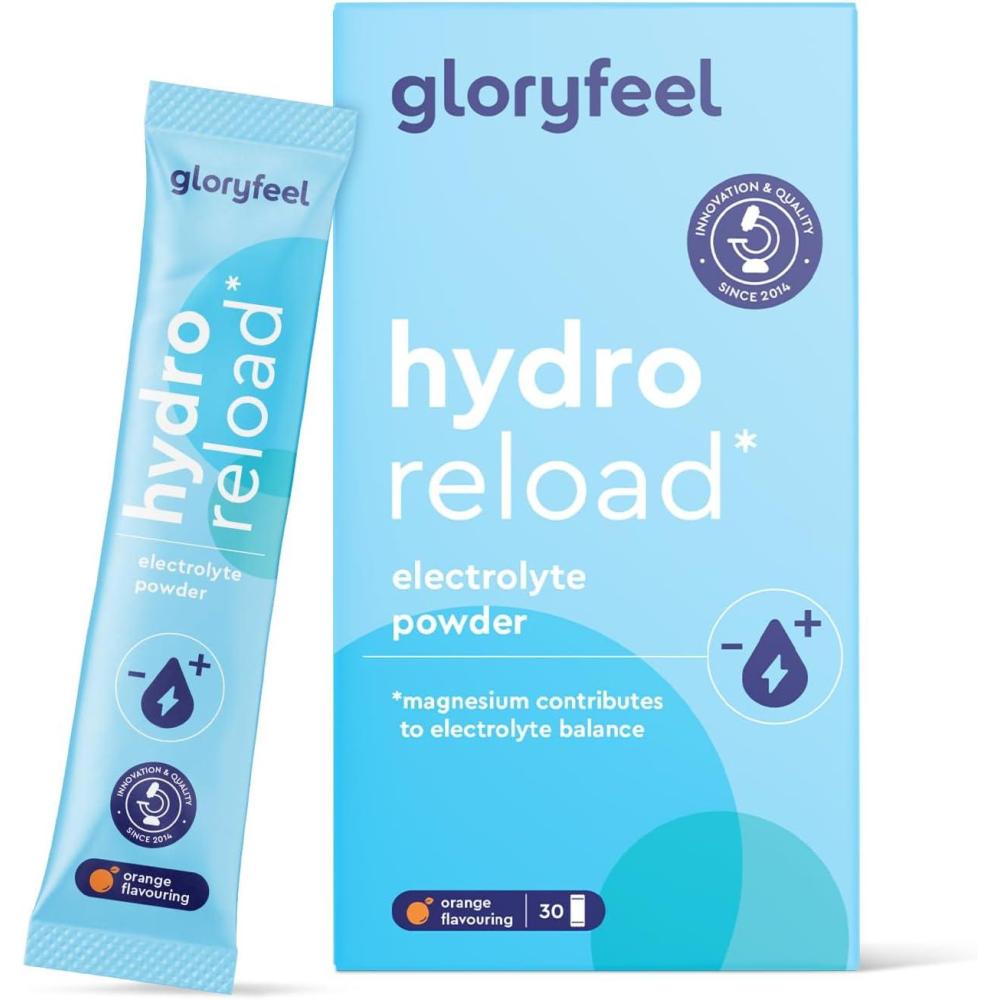 imageElectrolytes Hydratation et Glucides 30 Sachets Rhydratation Aprs le Sport Contre la Fatigue et Supporte Lnergie Potassium Magnsium et Chlorure Poudre Boisson Isotonique Arme dOrangeOrange