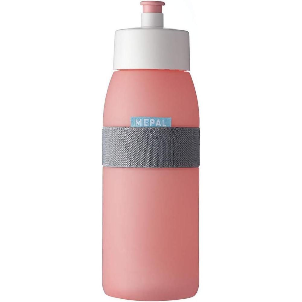imageMepal Bouteille de Sport Ellipse Bouteille dEau pour le Sport et les Loisirs Bouteille de Boisson Sportive avec bec Souple Lavable au Lavevaisselle et sans BPA 500 ml Nordic blueNordic Rose
