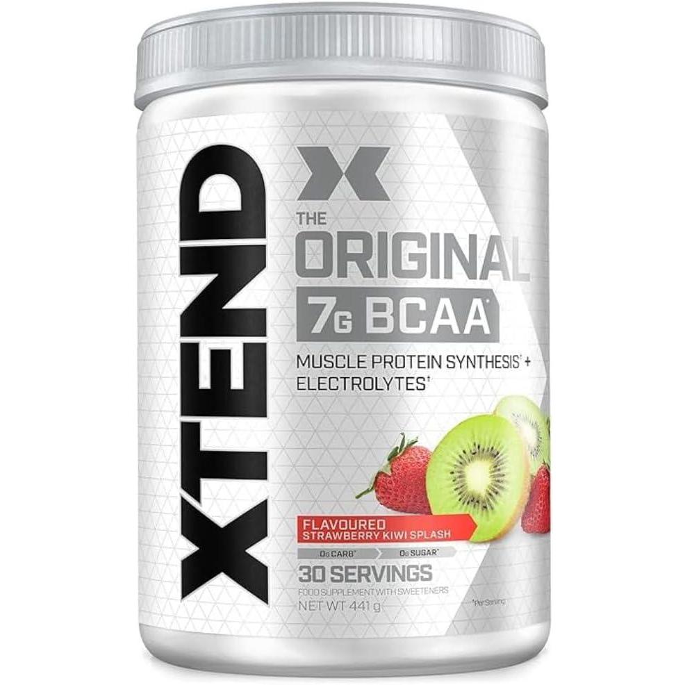 imagePoudre XTEND Original aux BCAA citroncitron vert complment alimentaire aux acides amins ramifis 7 g de BCAA lectrolytes pour rcupration et hydratation 30 portionsOrange sanguine