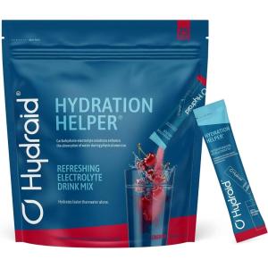 HYDRAID Hydration Helper® BERRY – Boisson Électrolyte Premium (1118mg d&rsquo;Électrolytes) pour Sport & Récupération Rapide – 25 Sachets Saveur Fruits des Bois(Cerise)