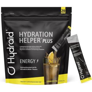 HYDRAID Hydration Helper® BERRY – Boisson Électrolyte Premium (1118mg d&rsquo;Électrolytes) pour Sport & Récupération Rapide – 25 Sachets Saveur Fruits des Bois(ENERGY Citron Ice Tea)