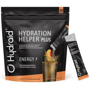 HYDRAID Hydration Helper® BERRY – Boisson Électrolyte Premium (1118mg d&rsquo;Électrolytes) pour Sport & Récupération Rapide – 25 Sachets Saveur Fruits des Bois(ENERGY Pêche Ice Tea)