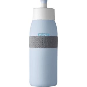 Mepal – Bouteille de Sport Ellipse – Bouteille d&rsquo;Eau pour le Sport et les Loisirs – Bouteille de Boisson Sportive avec bec Souple – Lavable au Lave-vaisselle et sans BPA – 500 ml – Nordic blue(Old Nordic Blue)