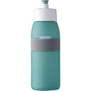 Mepal – Bouteille de Sport Ellipse – Bouteille d&rsquo;Eau pour le Sport et les Loisirs – Bouteille de Boisson Sportive avec bec Souple – Lavable au Lave-vaisselle et sans BPA – 500 ml – Nordic blue(Nordic Vert)