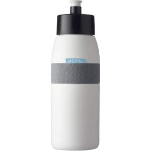 Mepal – Bouteille de Sport Ellipse – Bouteille d&rsquo;Eau pour le Sport et les Loisirs – Bouteille de Boisson Sportive avec bec Souple – Lavable au Lave-vaisselle et sans BPA – 500 ml – Nordic blue(Blanc)