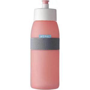 Mepal – Bouteille de Sport Ellipse – Bouteille d&rsquo;Eau pour le Sport et les Loisirs – Bouteille de Boisson Sportive avec bec Souple – Lavable au Lave-vaisselle et sans BPA – 500 ml – Nordic blue(Nordic Rose)