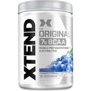 Poudre XTEND Original aux BCAA – citron/citron vert | complément alimentaire aux acides aminés ramifiés | 7 g de BCAA + électrolytes pour récupération et hydratation | 30 portions(Framboise bleue)