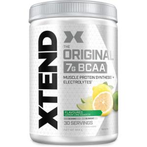 Poudre XTEND Original aux BCAA – citron/citron vert | complément alimentaire aux acides aminés ramifiés | 7 g de BCAA + électrolytes pour récupération et hydratation | 30 portions(Citron/citron vert)