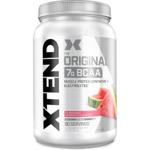 Poudre XTEND Original aux BCAA – citron/citron vert | complément alimentaire aux acides aminés ramifiés | 7 g de BCAA + électrolytes pour récupération et hydratation | 30 portions(Pastèque)