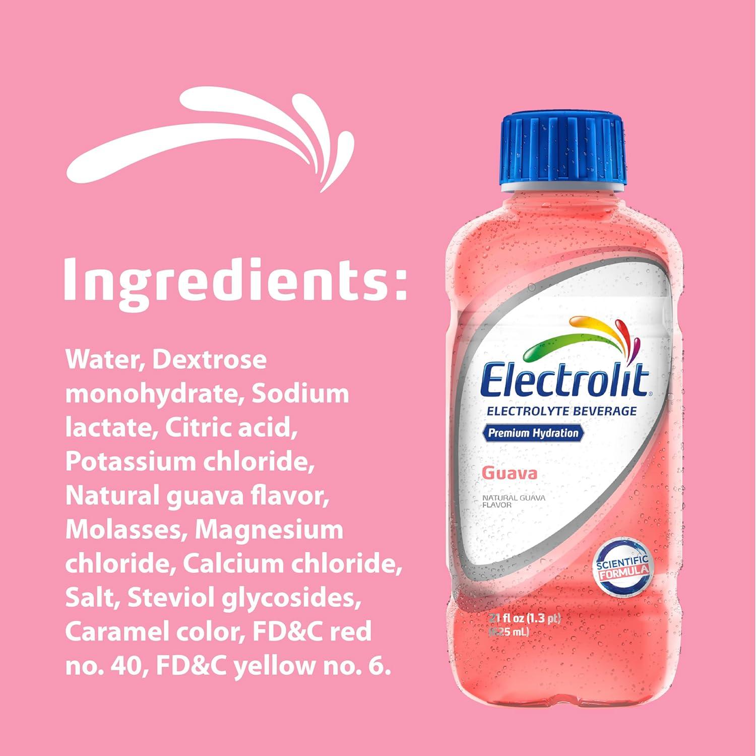 imageElectrolit Lot de 12 bouteilles de boisson lectrolyte raisin 75 mlGoyave