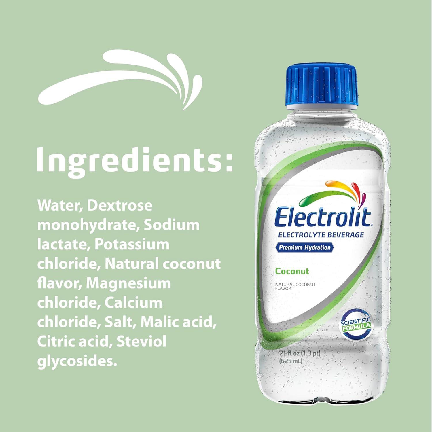 imageElectrolit Lot de 12 bouteilles de boisson lectrolyte raisin 75 mlNoix de coco