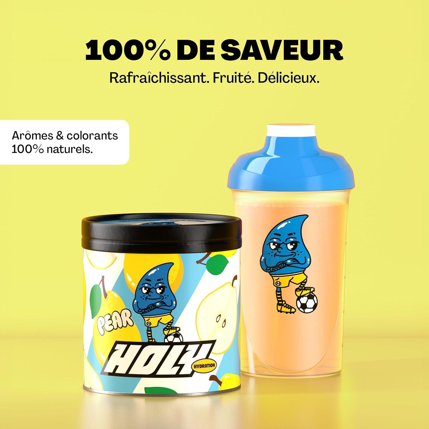 imageHOLY Hydration Lemon 50 portions avec de prcieux lectrolytes ampamp minraux Boisson hydratante Vgtalienne aux armes de fruits 100 naturels 350gPear