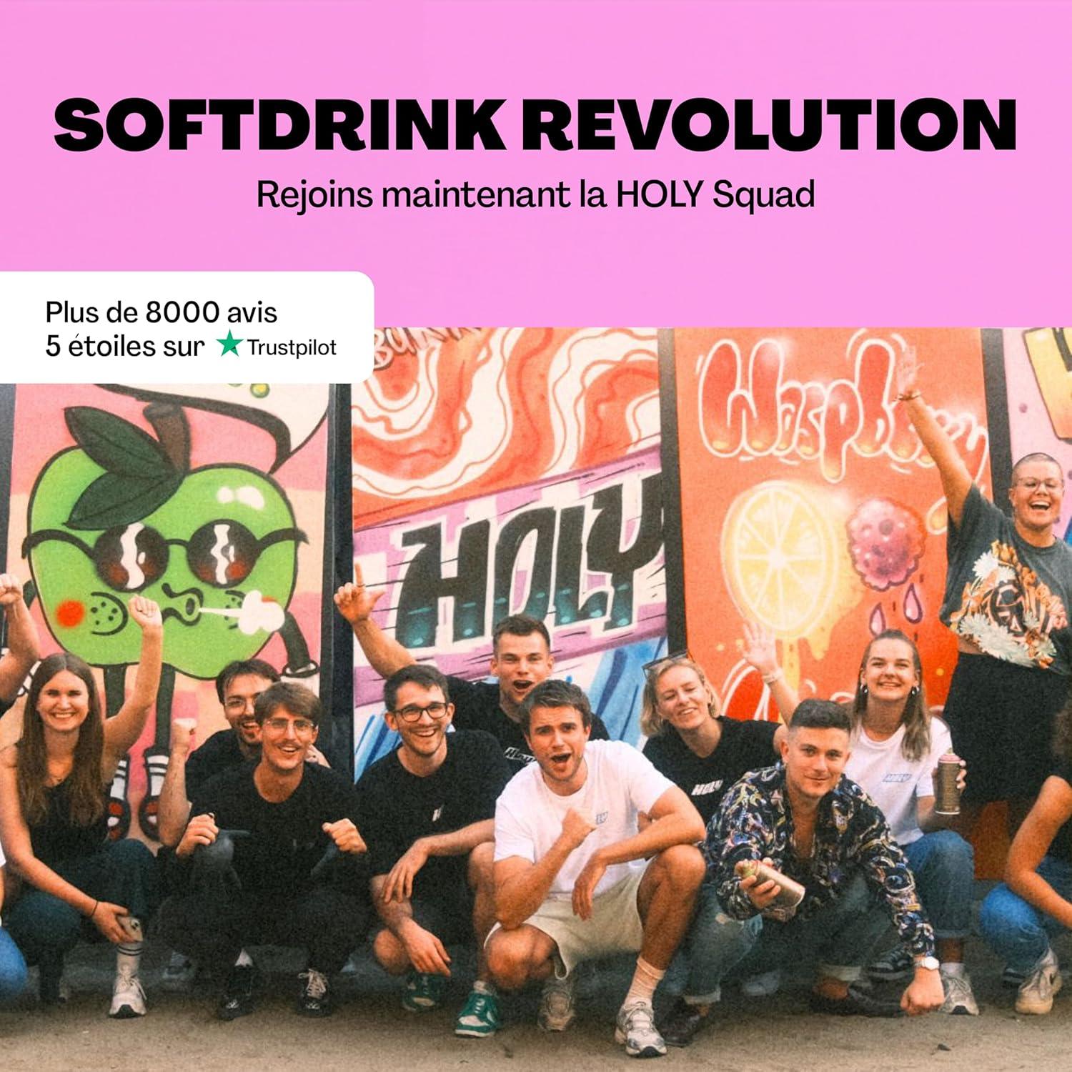 imageHOLY Hydration Lemon 50 portions avec de prcieux lectrolytes ampamp minraux Boisson hydratante Vgtalienne aux armes de fruits 100 naturels 350gPink Grapefruit