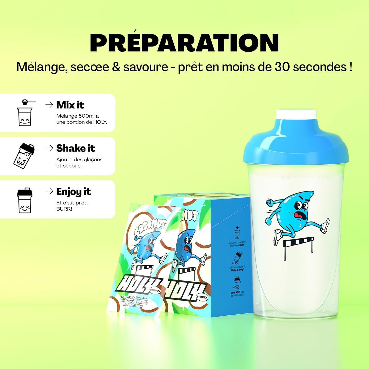 imageHOLY Hydration Lot de 10 botes de dgustation canneberge en poudre au got canneberge 10 portions dlectrolytes et minraux prcieux Boisson dhydratation Vgtalien avec armes de fruitsNoix de coco
