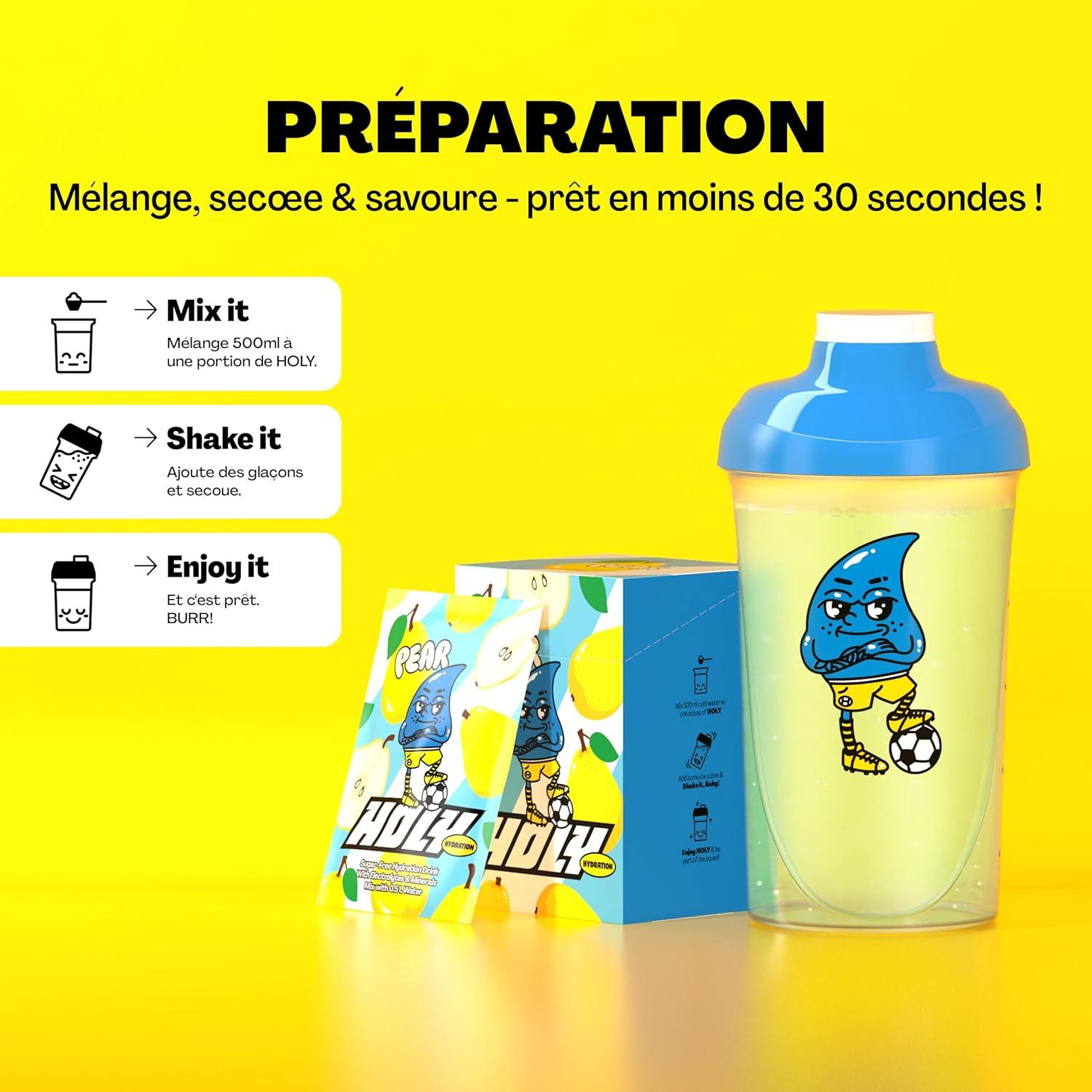 imageHOLY Hydration Lot de 10 botes de dgustation canneberge en poudre au got canneberge 10 portions dlectrolytes et minraux prcieux Boisson dhydratation Vgtalien avec armes de fruitsPear