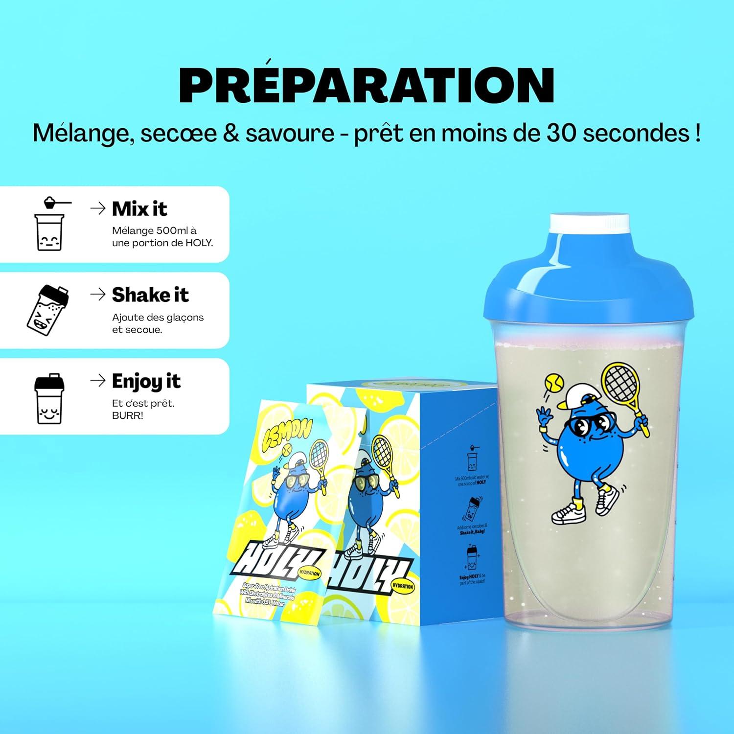 imageHOLY Hydration Lot de 10 botes de dgustation canneberge en poudre au got canneberge 10 portions dlectrolytes et minraux prcieux Boisson dhydratation Vgtalien avec armes de fruitsCitron