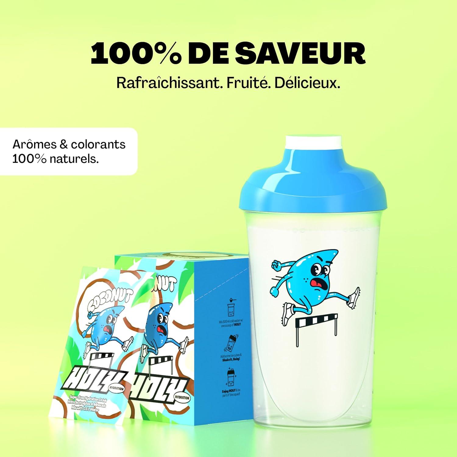 imageHOLY Hydration Lot de 10 botes de dgustation canneberge en poudre au got canneberge 10 portions dlectrolytes et minraux prcieux Boisson dhydratation Vgtalien avec armes de fruitsNoix de coco