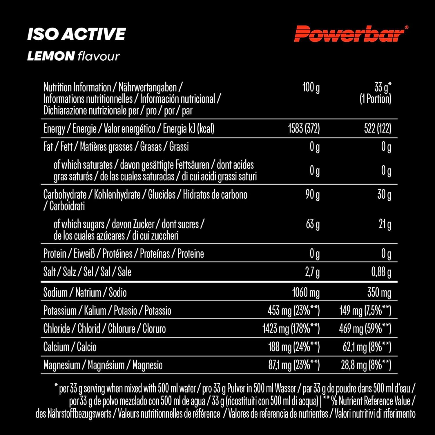 imagePowerbar Isoactive Red Fruit 1320g Boisson Isotonique pour Sportifs 5 lectrolytes C2MAXLemon