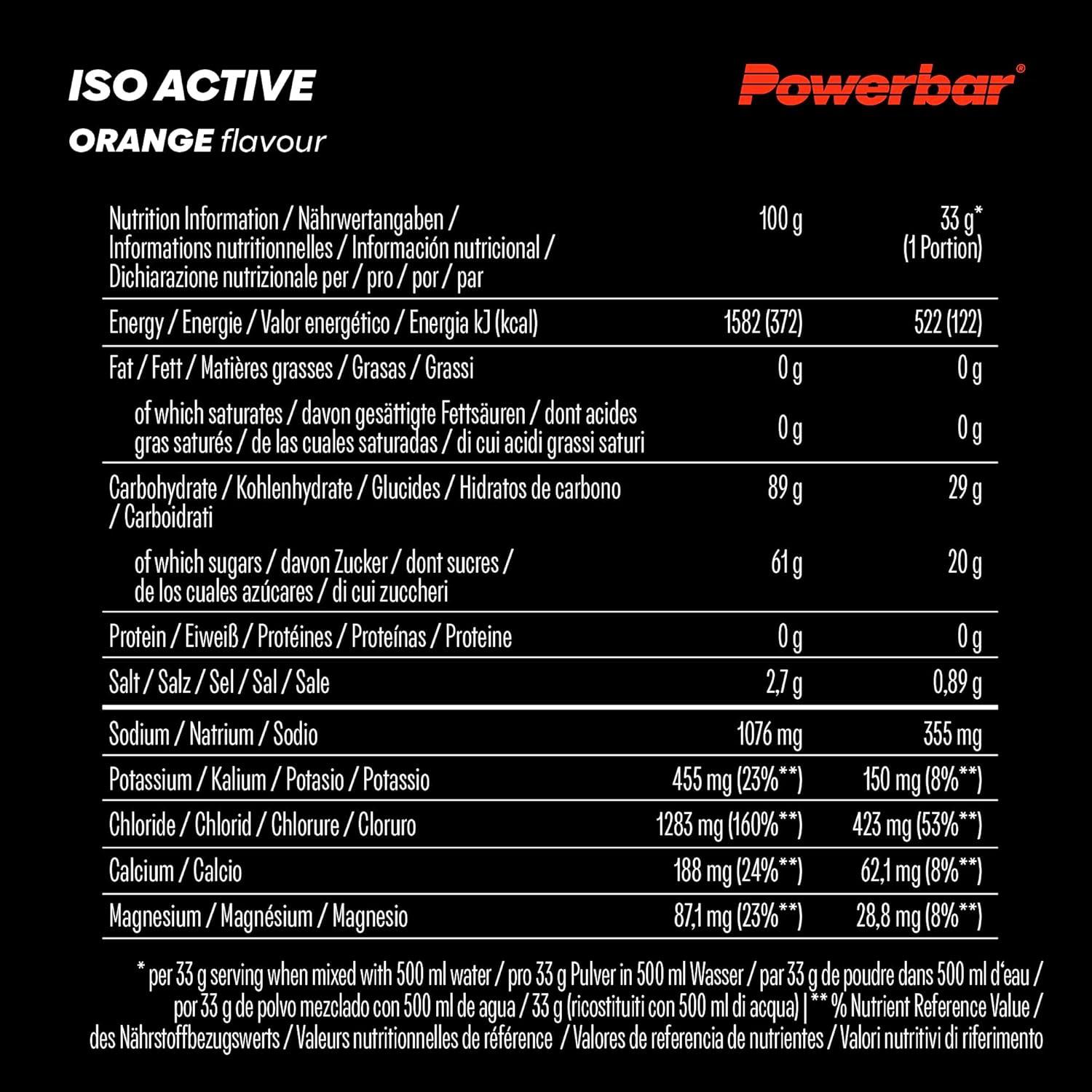 imagePowerbar Isoactive Red Fruit 1320g Boisson Isotonique pour Sportifs 5 lectrolytes C2MAXOrange