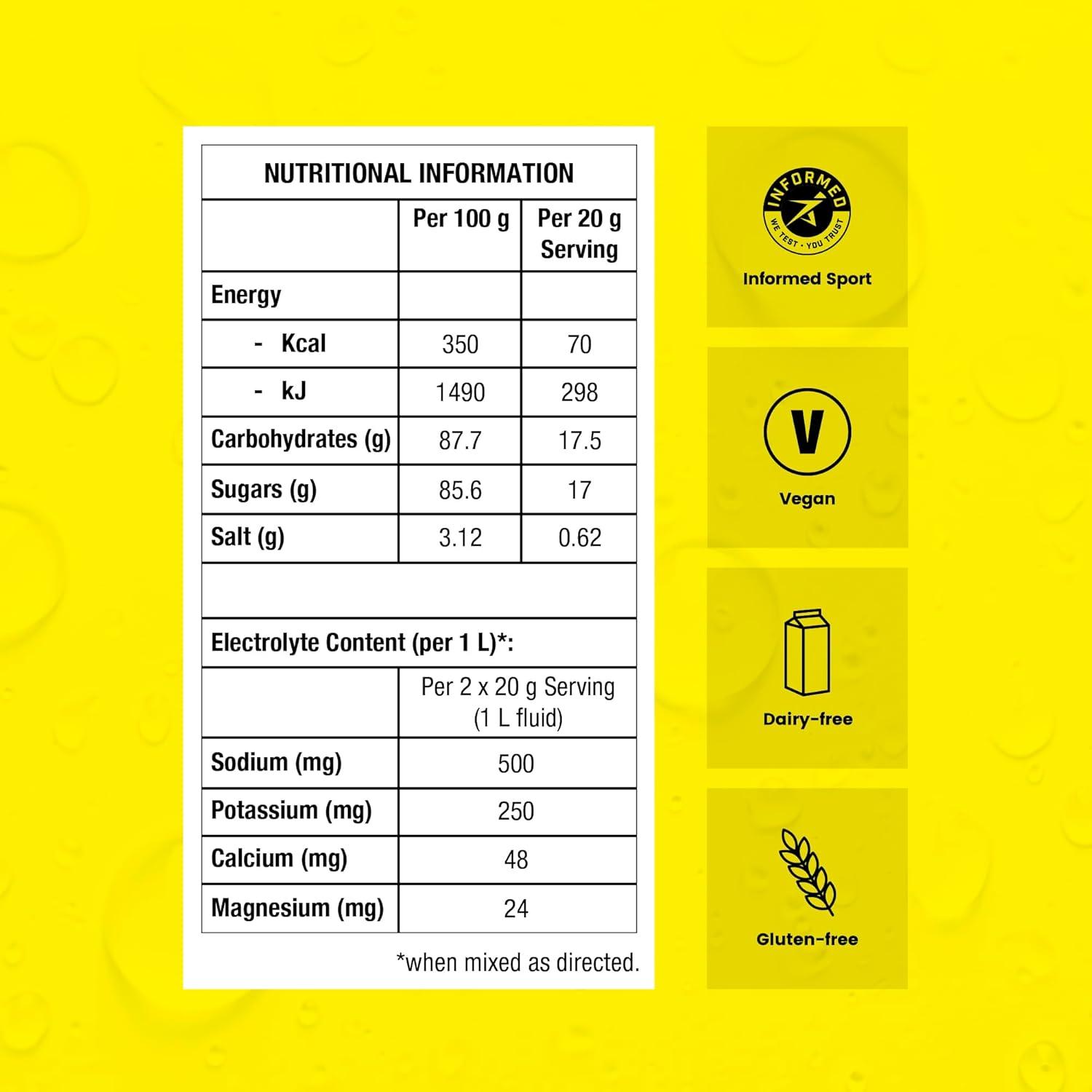 imagePrecision Hydration Mlange de Boisson lectrolyte Sans ingrdients artificiels Poudres dlectrolytes Plusieurs Concentrations Portions Individuelles tanches Pack of 8 1000 mgL Orange500 mgl Jaune