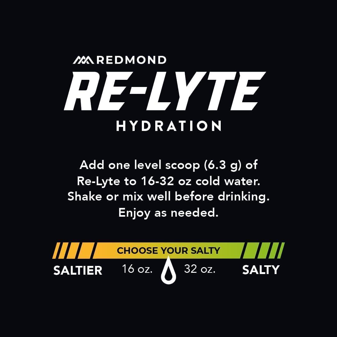 imageREDMOND ReLyte Electrolyte Drink Mix Lemon Lime 30 Stick Packs