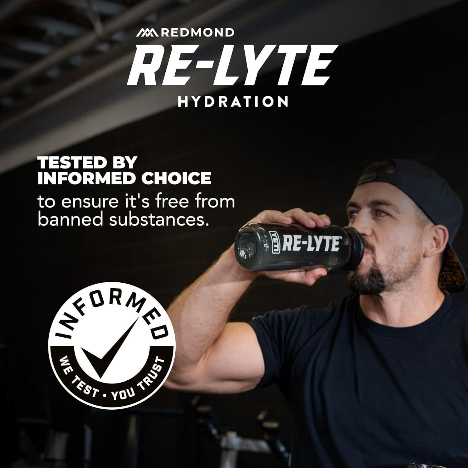 imageREDMOND ReLyte Electrolyte Drink Mix Lemon Lime 30 Stick Packs