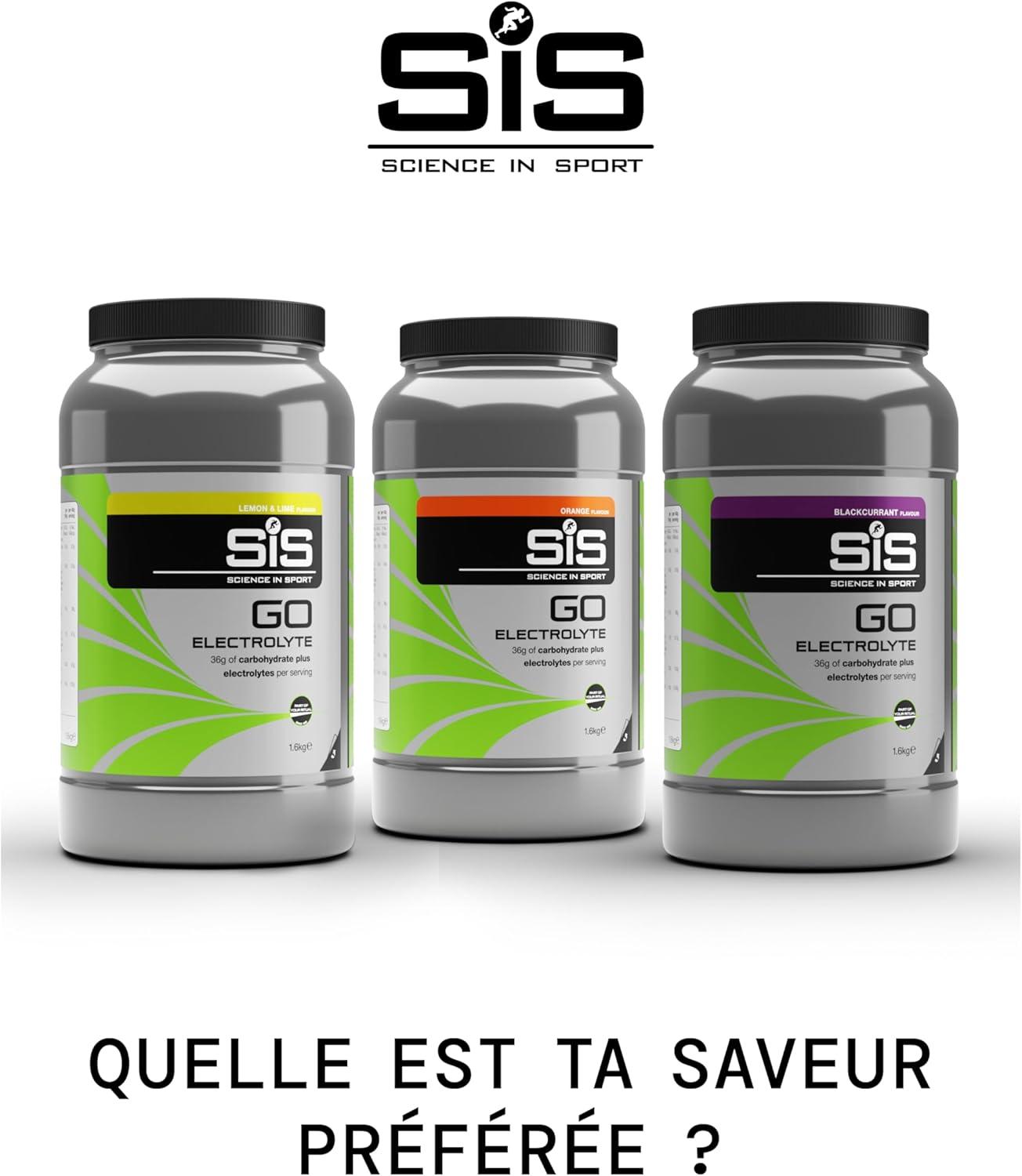 imageScience in Sport GO Poudre dlectrolytes 16kg Orange Boisson sportive vegan Poudre pour boisson isotonique pour lquilibre lectrolytique et hydriqueCitron et Citron Vert