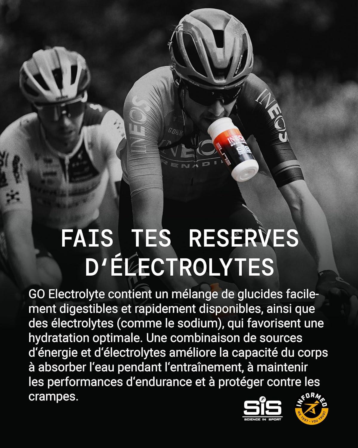 imageScience in Sport GO Poudre dlectrolytes 16kg Orange Boisson sportive vegan Poudre pour boisson isotonique pour lquilibre lectrolytique et hydriqueOrange
